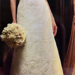 Casablanca Ivory Size 8 Wedding Dress 