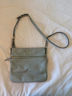 Kate Spade Cobble Hill Ellen Crossbody in light blue pebble
