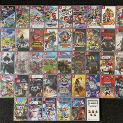 LARGE NINTENDO SWITCH (GAMES)