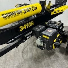 34 Ton 338 cc Gas Powered Hydraulic Wood Log Splitter with Vertical/Horizontal Operation and Auto Return