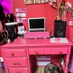 Pink Desk 