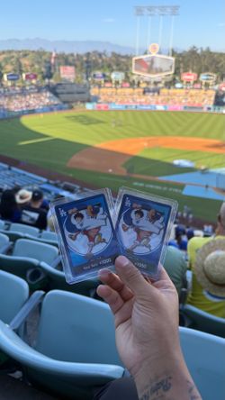 2026 Los Angeles Dodgers x One Piece Promo Card Monkey D Luffy Dodgers
