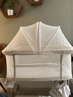 Bedside Bassinet With Net 
