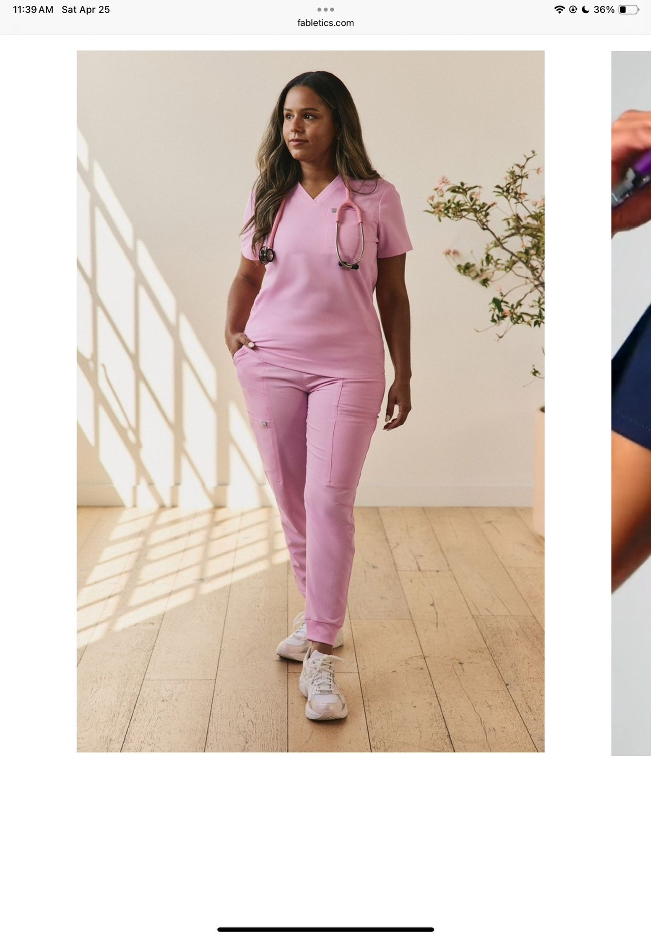 Fabletics Pink Marshmallow Scrub Set