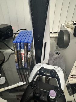 ps5 with disk drive ps5 controller and ps4 games