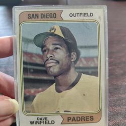 Dave Winfield Topps Baseball Card MLB