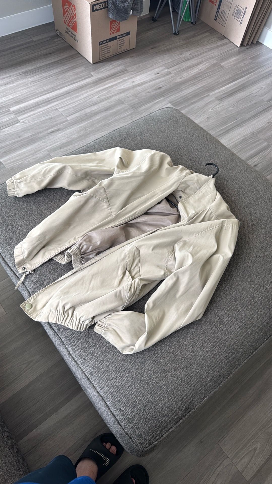 Chaps Ralph Lauren Beige Zip Up