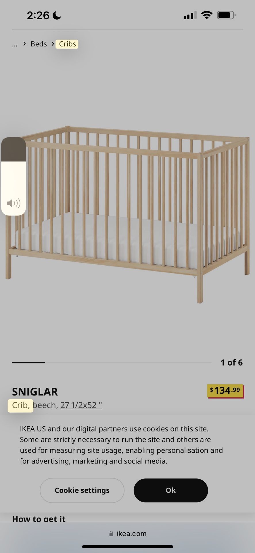 IKEA Baby Crib
