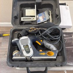 GMC 6 Amp 3-Blade Electric Hand Planer – Full Kit with Case