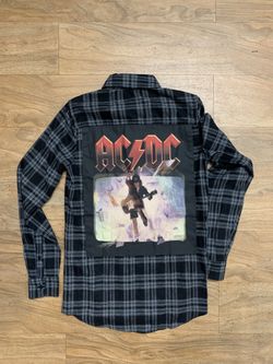 ACDC buttons up shirt size XXS