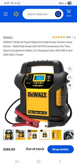 Digital Portable Power Station Jump Starter
