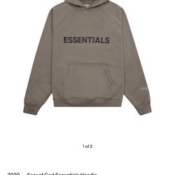 Essential Fear Of God Hoodie ‘Taupe’  Size SMALL