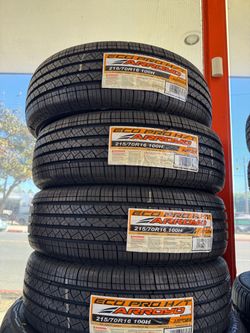 📲✅215/70/16 vendo set de llantas nuevas Arroyo