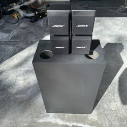 Bose Subwoofer and 4 Speakers