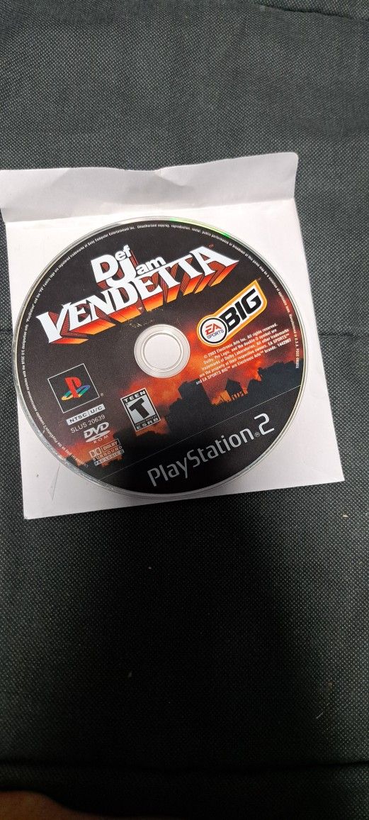 Def Jam Vendetta Ps2