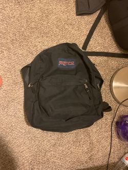 Black jansport backpack