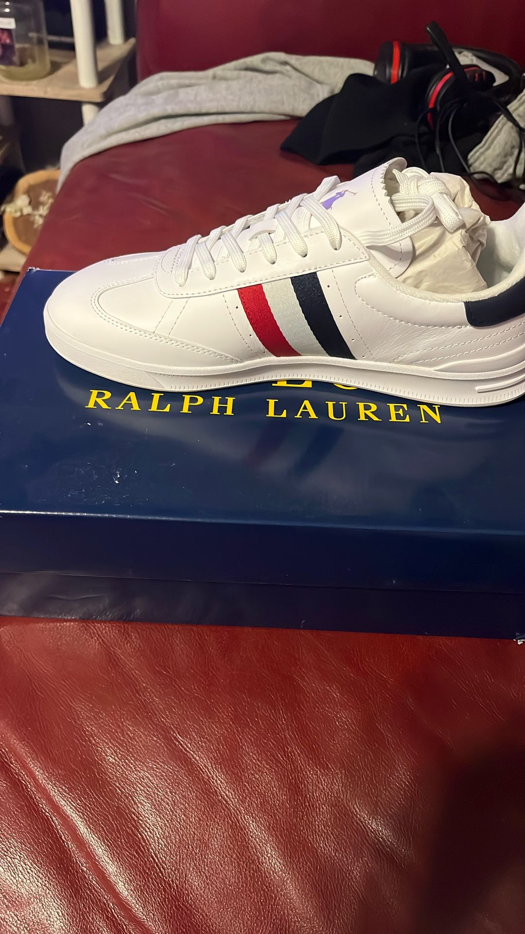 Men’s Ralph Lauren polo shoes, size 9