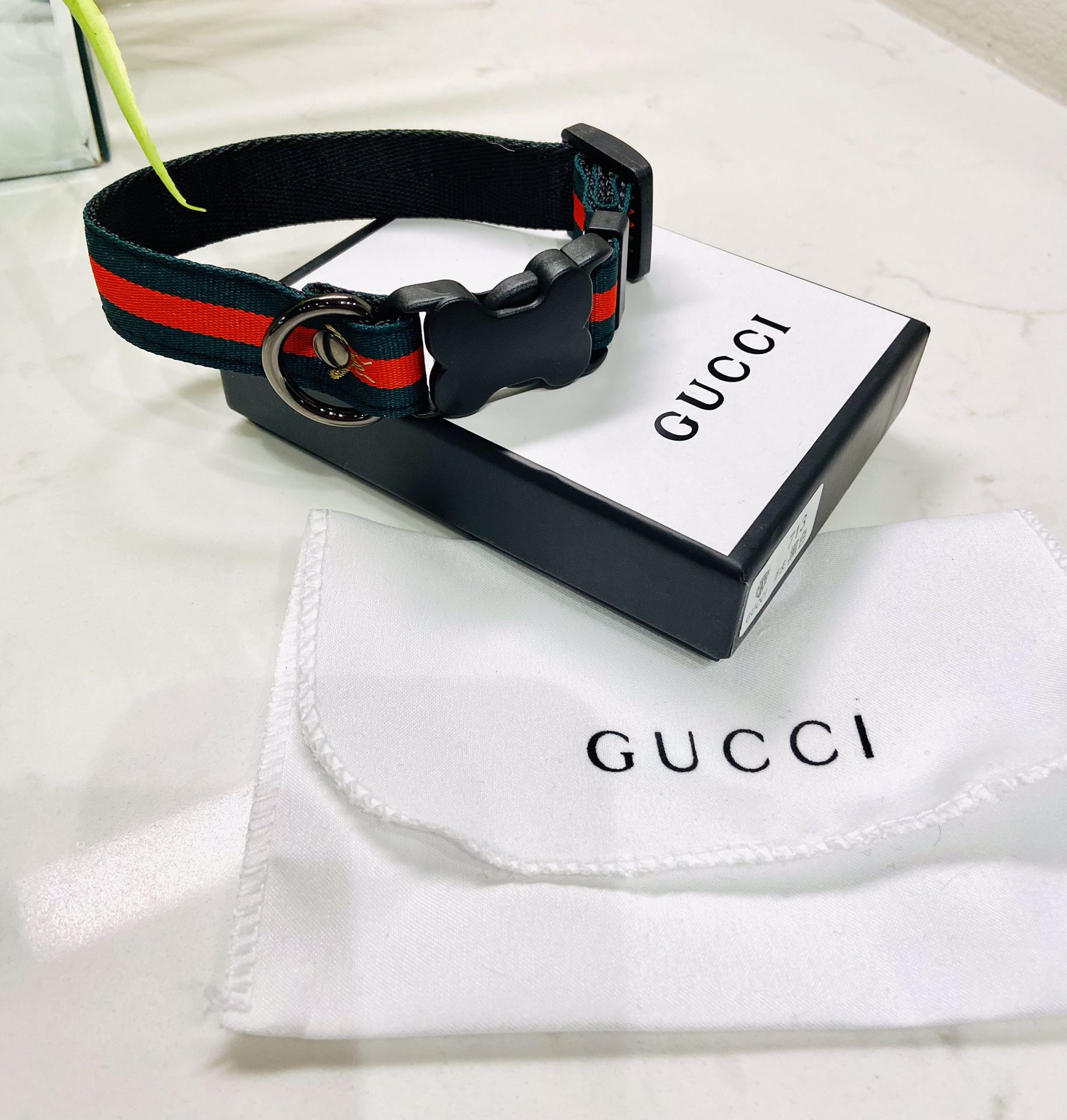 Gucci Designer Dog Collar Size Xs