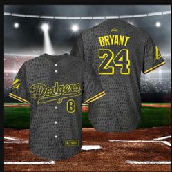 Kobe Night Dodgers Jersey 9/1/23