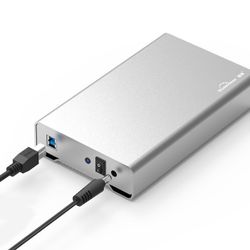 3.5" HDD Enclosure Aluminum SATA III Hard Drive USB 3.0 Enclosure