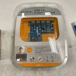 Belkin USB 2.0 5- port PCI card 