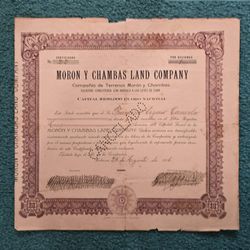 Accion Moron Y Chambas Land Company-cuba-1916