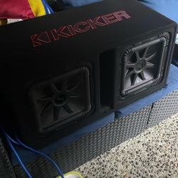 subwoofer and amplifier