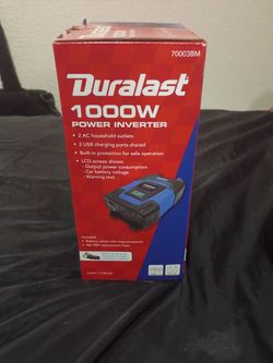Duralast 1000 watt power inverter brand new