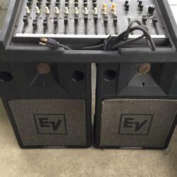 EV  (Electronic Voice) and Tapco Mixer  125.00