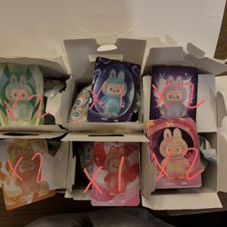 Labubu Bunny Figures – Serenity, Hope, Loyalty, Happiness, Love (Blind Box Opened, Inner Bag Sealed)