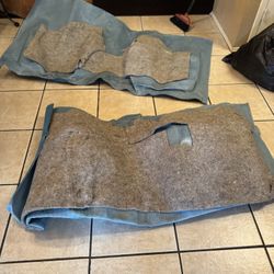 Blue Molded Carpet  For 1964 2-dr Chevy Impala 