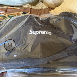 Supreme MM6 Madison Margiela Box Logo Zip up hooded Sweatshirt Size M Medium