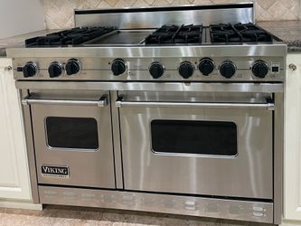 Viking Professional 48” LP Gas Range – Dual Ovens – Stainless Steel
