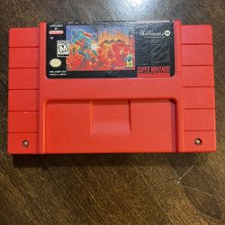 Doom SNES Super Nintendo Cartridge Only Tested Authentic Working