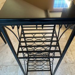 Granite Top Wine Rack 