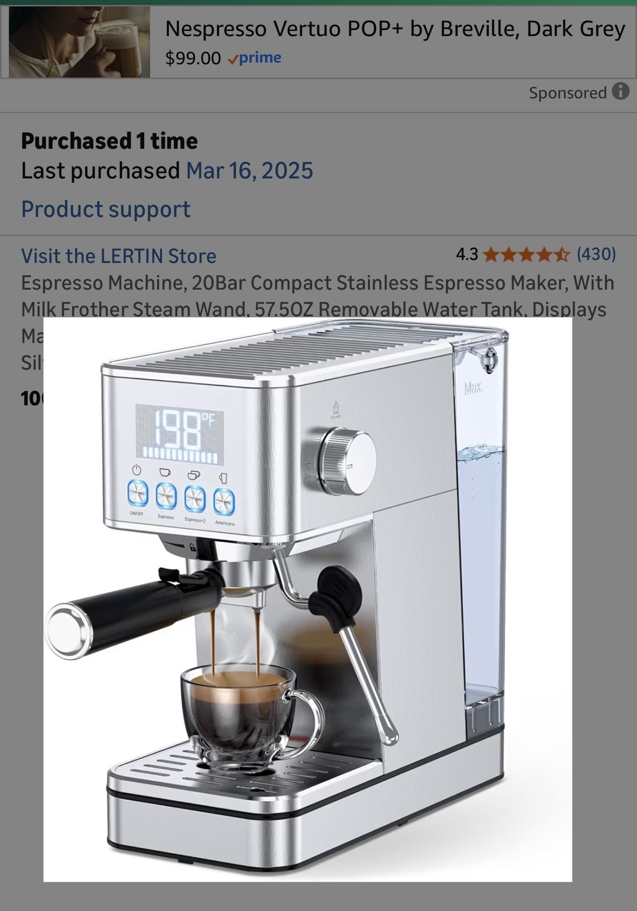 Espresso machine