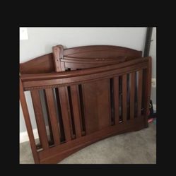 Solid Wood Baby Crib Bed In Good Condition Retails $370 Plus Tax