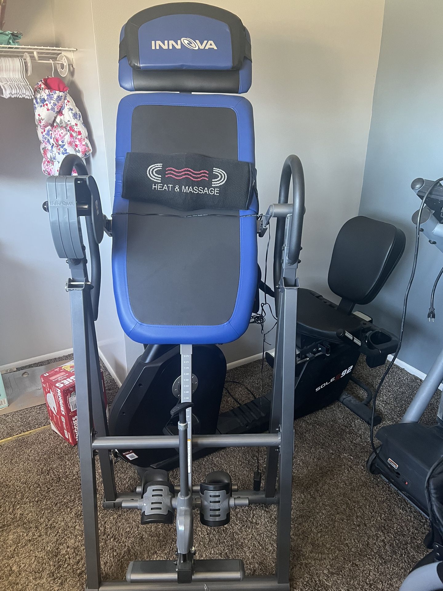 heat and massage inversion table