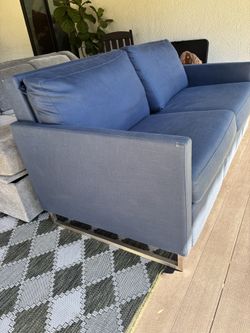 American leather couch / bed couch