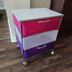 23h 18w 14d Rolling 3-Drawer Storage Drawers Utility Cart