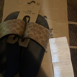 Coach Slides Size 8 Men For Women 9.5