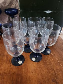Princess House Glasses Set 8