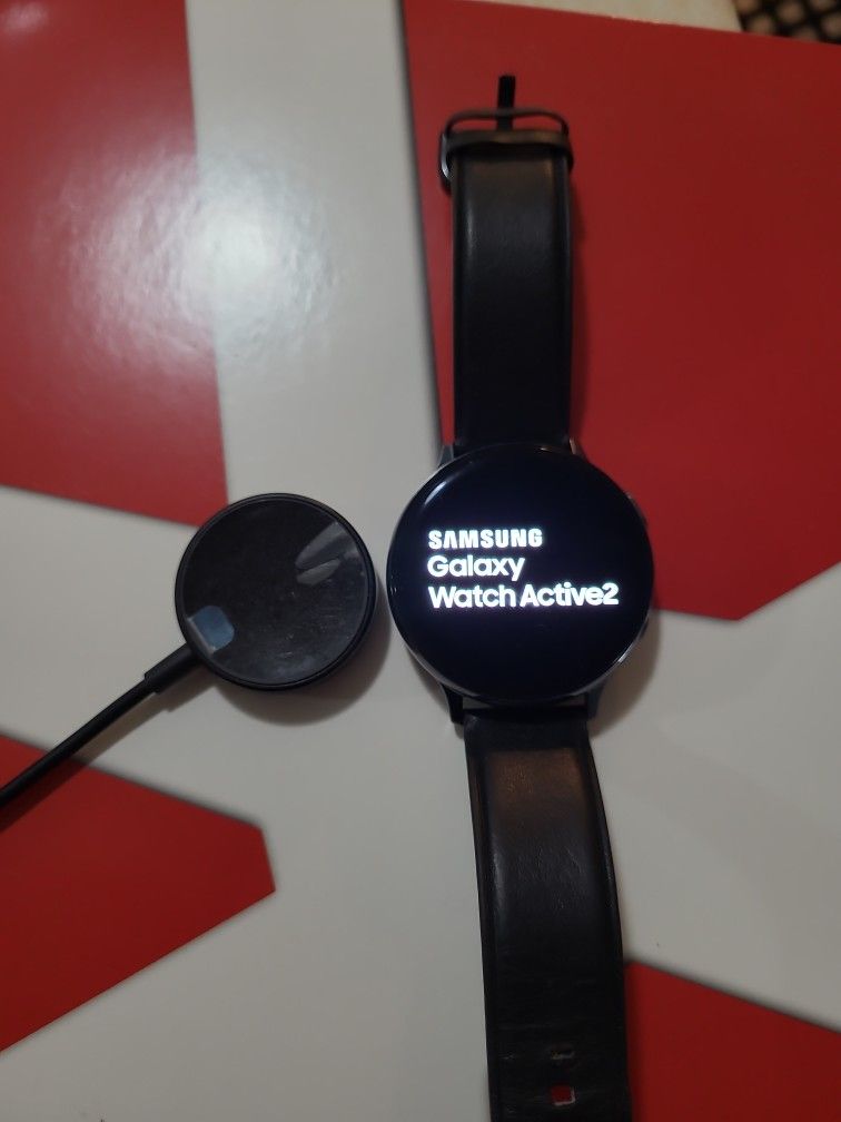 Samsung Active2 Watch, Charger And 2 Covers