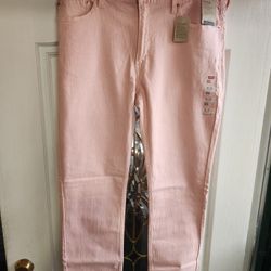New Men's Levi's Pink Jeans 511  Size 38 / 32 