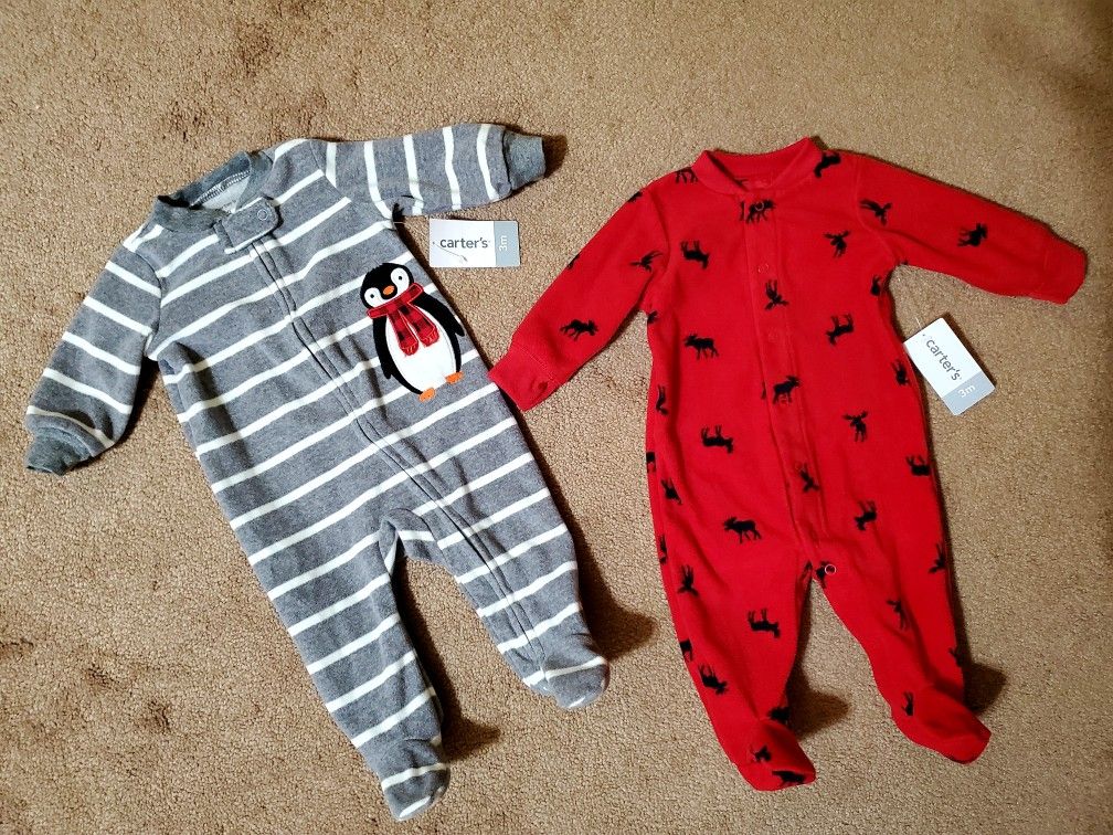 CARTERS SLEEPERS BRAND NEW WITH TAGS