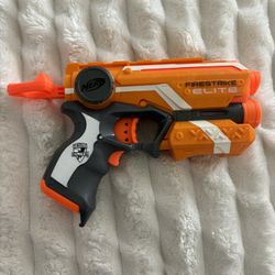 Nerf N Strike Elite Firestrike Orange Light Beam Targeting Toy Gun Nerf N Strike Elite Firestrike Orange Light Beam Targeting Toy Gun. Condition is "U