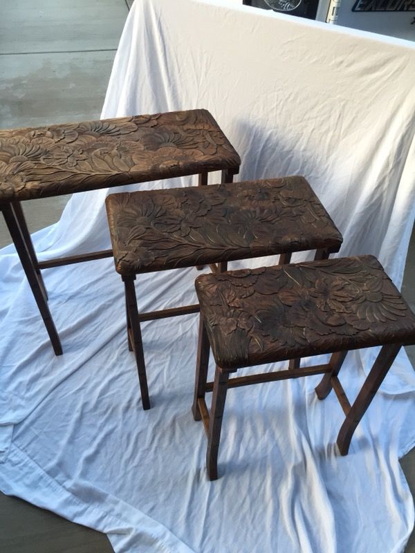 Vintage hand carved Japanese furniture for Sale in Irvine, CA OfferUp