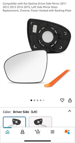 Driver Side Mirror For A Kia. Year On Picture.
