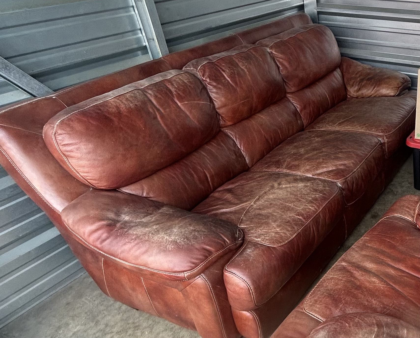 Leather Couch (3 pieces)