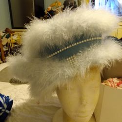 Feathers Wool And Rhinestones. 